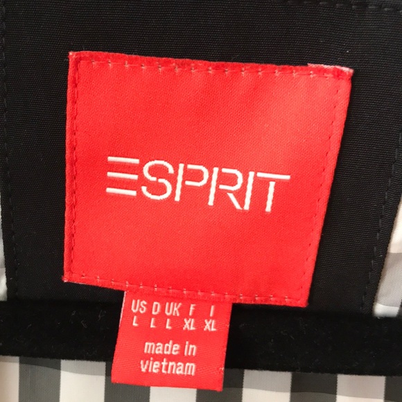 ESPRIT Checkered Rain Coat - Picture 3 of 7